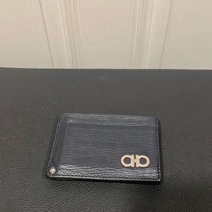 Mens card and license holder Salvator Ferragamo